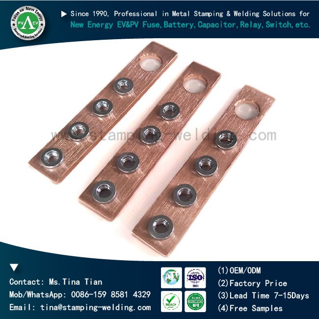 Customized Copper Busbar for  Circuit breaker