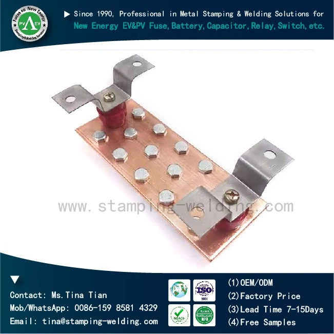 Tinned Copper Grounding Bus Bars Insulator For Earthing