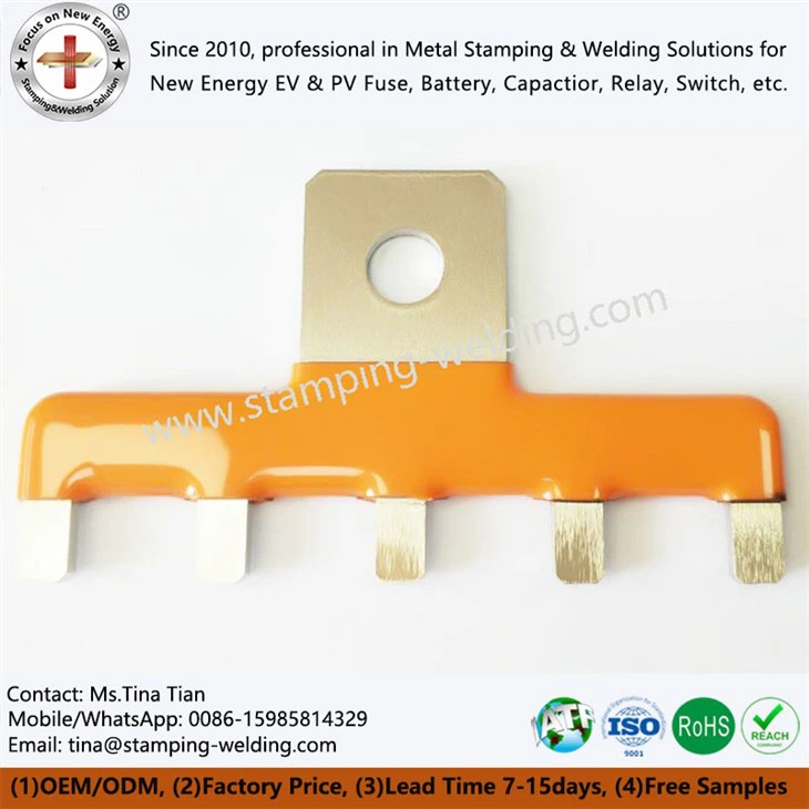 Plastic Dipping Copper Busbar