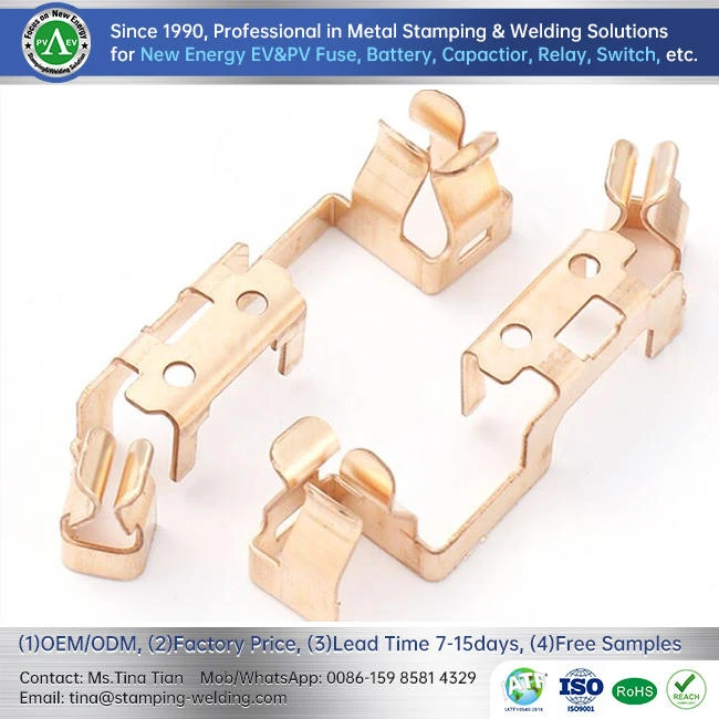 Copper Stamped Electrical Contacts Copper Stamped Electrical Contacts