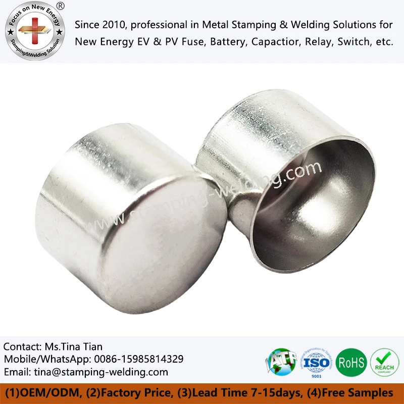 Nickel-plated Outer Cap for PV Fuse Nickel-plated Outer Cap for PV Fuse