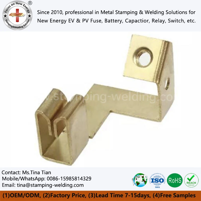 Brass Sheet Metal Parts Terminal Brass Sheet Metal Parts Terminal