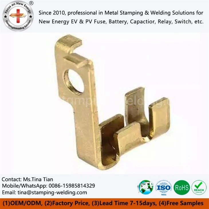 Electrical Contact Assemblies Brass Stamped Part