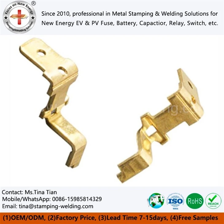 Electrical Contact Assemblies Brass Stamped Parts
